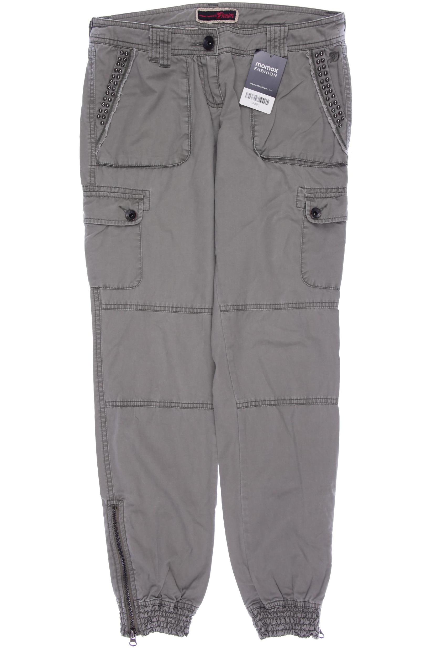 

TOM TAILOR Denim Damen Stoffhose, grau