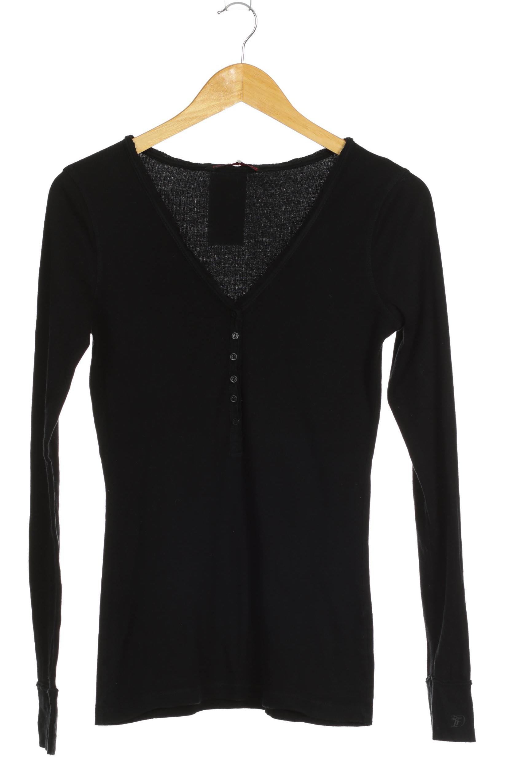 

TOM Tailor Denim Damen Langarmshirt, schwarz, Gr. 32