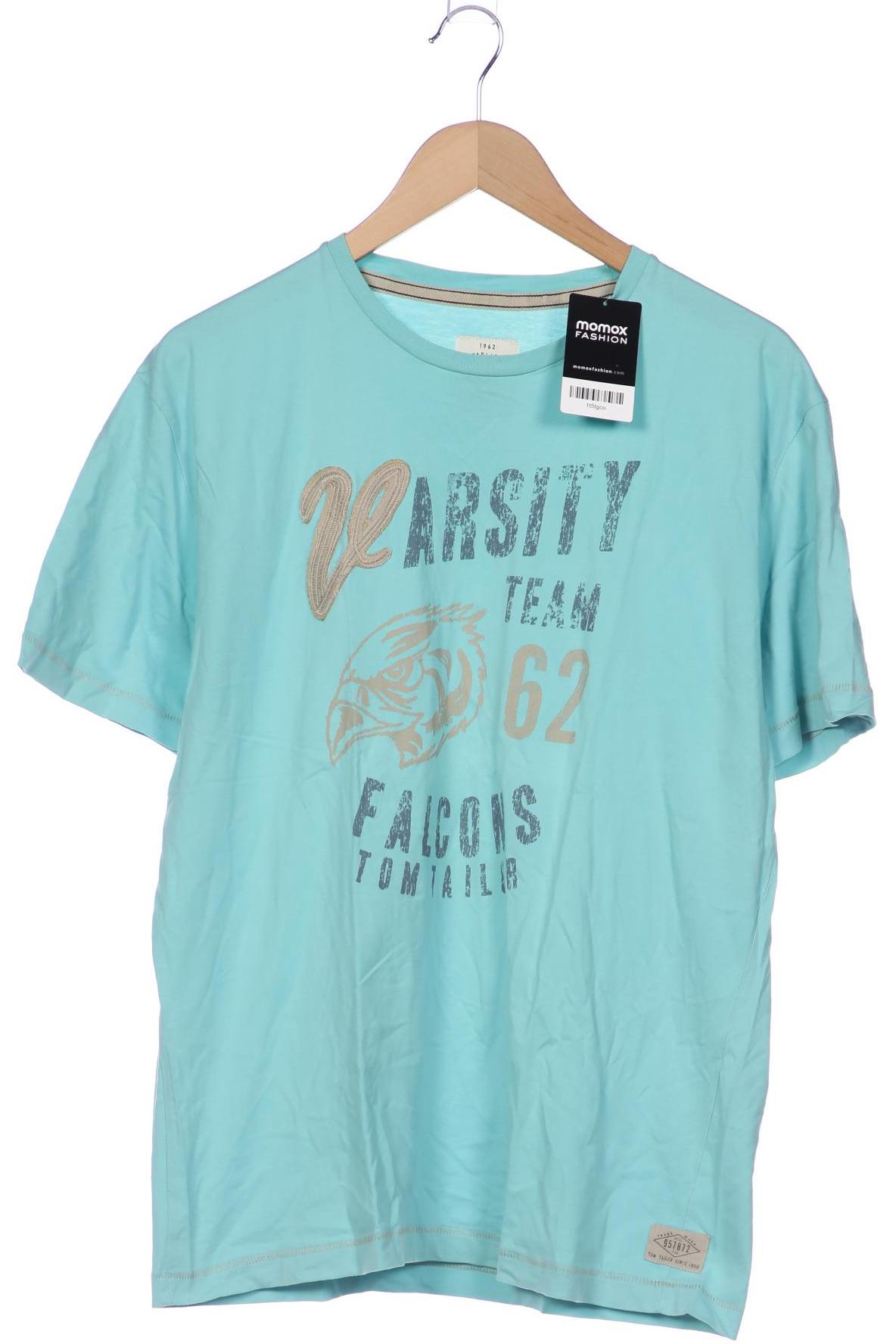 

TOM Tailor Denim Herren T-Shirt, türkis, Gr. 54