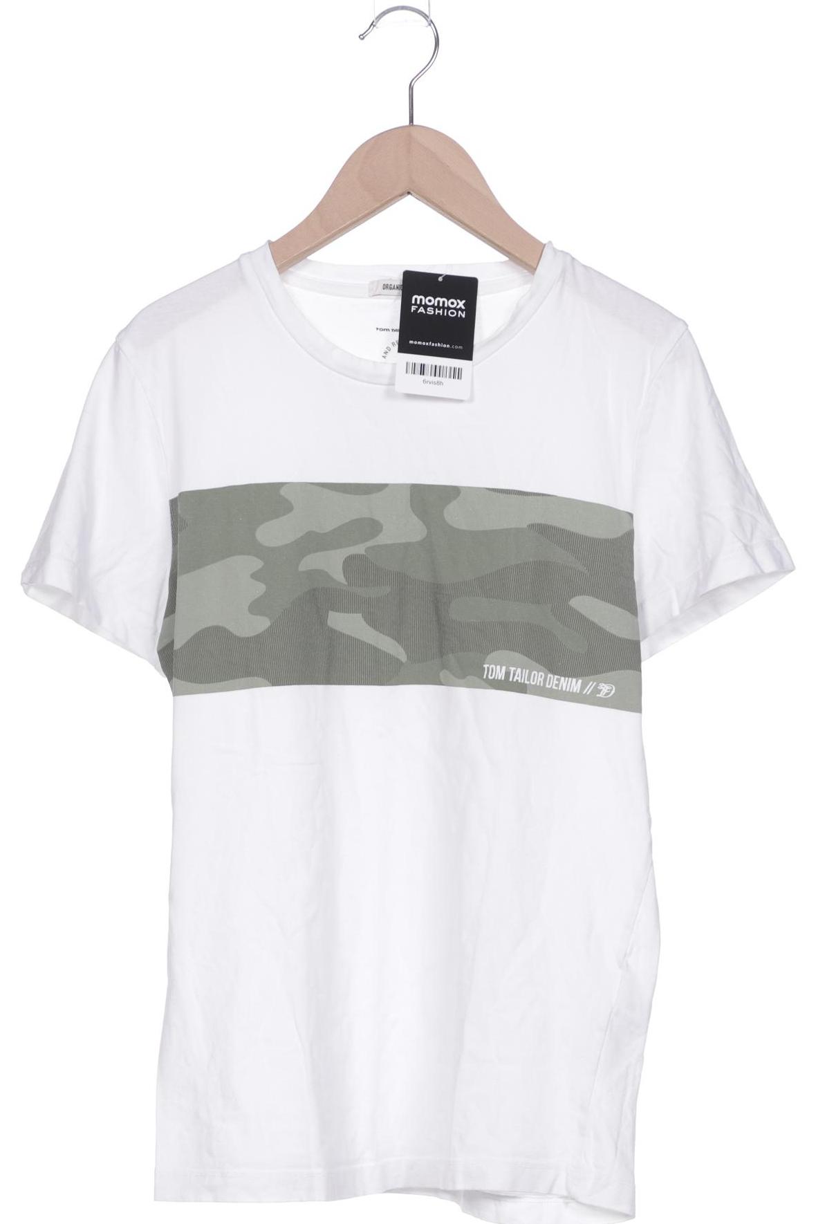 

TOM Tailor Denim Herren T-Shirt, weiß, Gr. 46