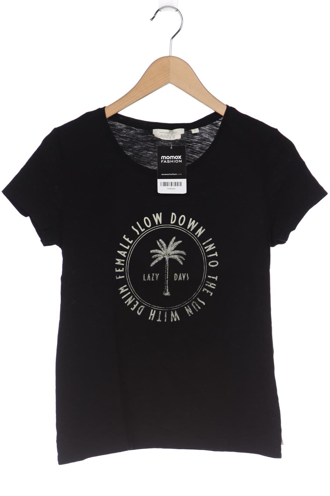 

TOM TAILOR Denim Damen T-Shirt, schwarz