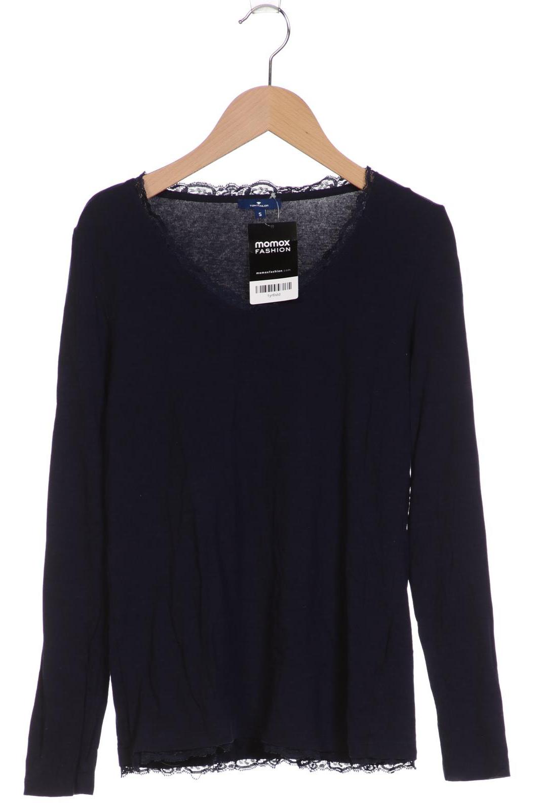 

TOM Tailor Denim Damen Langarmshirt, marineblau, Gr. 36