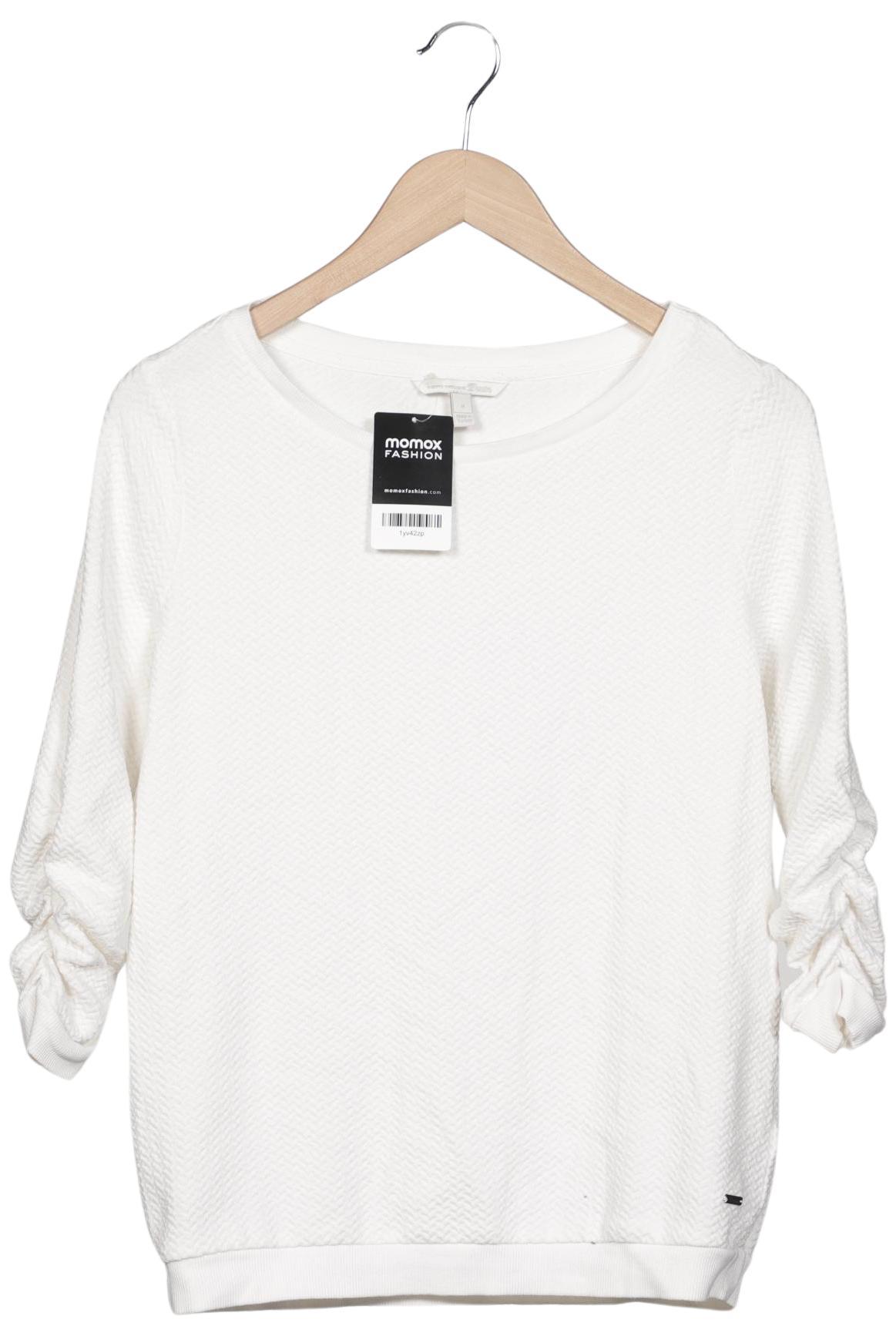 

TOM Tailor Denim Damen Sweatshirt, weiß, Gr. 38