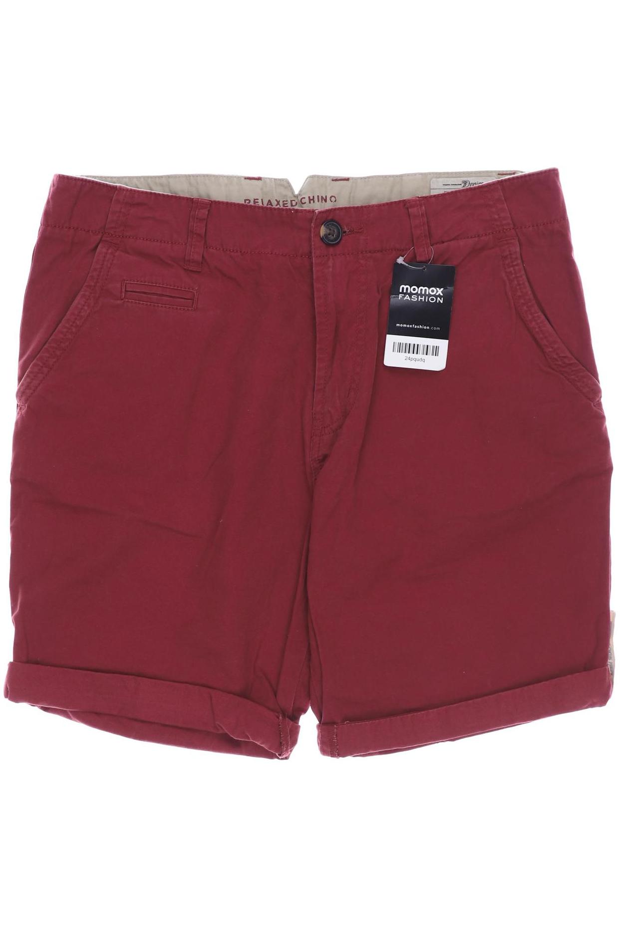 

TOM TAILOR Denim Herren Shorts, bordeaux