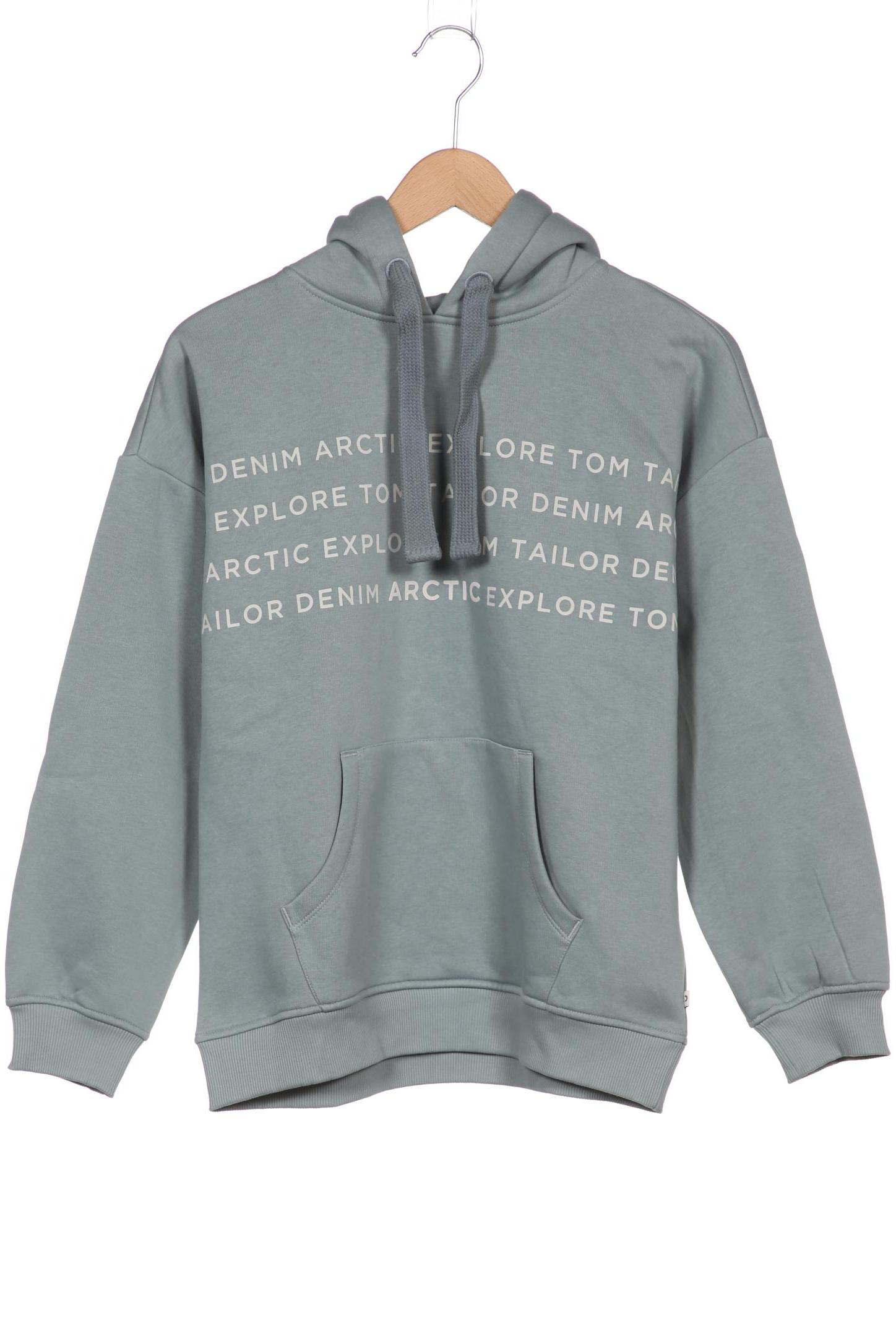 

TOM Tailor Denim Damen Kapuzenpullover, türkis, Gr. 34