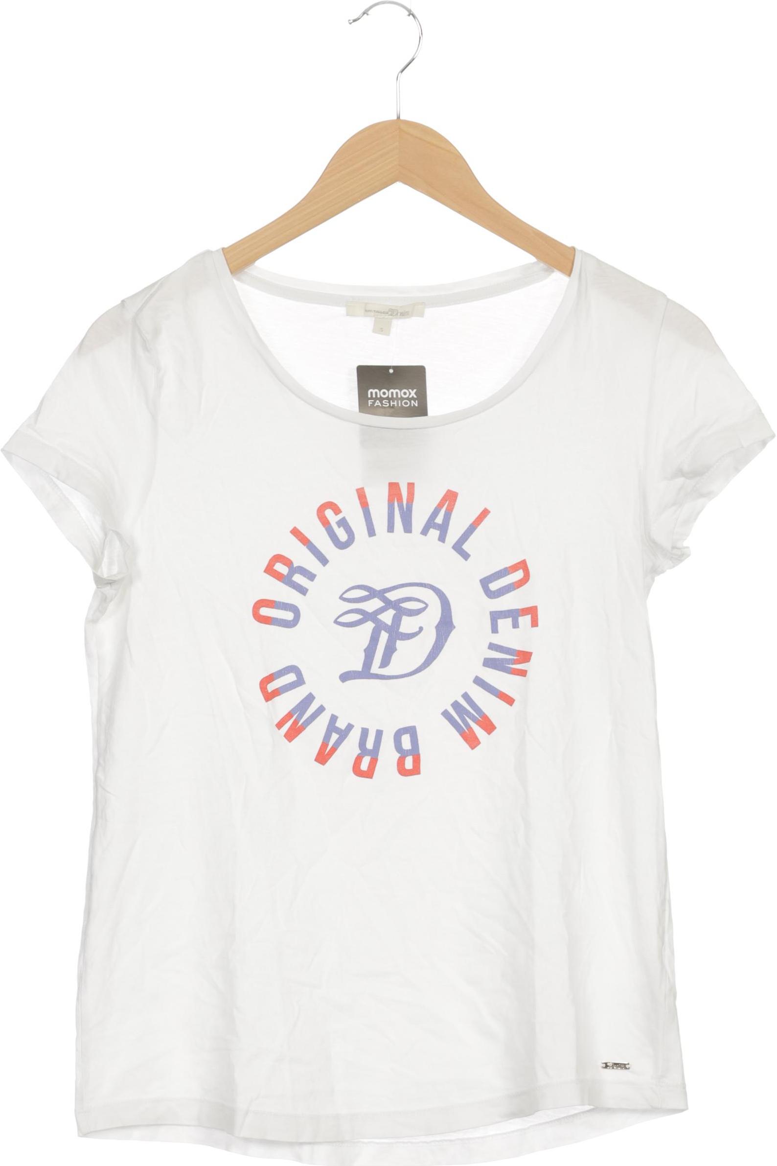 

TOM Tailor Denim Damen T-Shirt, weiß, Gr. 36