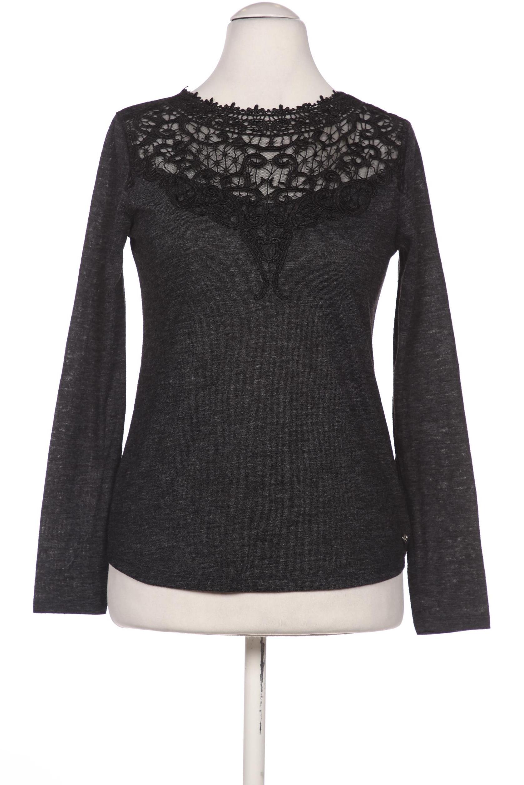 

TOM Tailor Denim Damen Langarmshirt, grau, Gr. 36