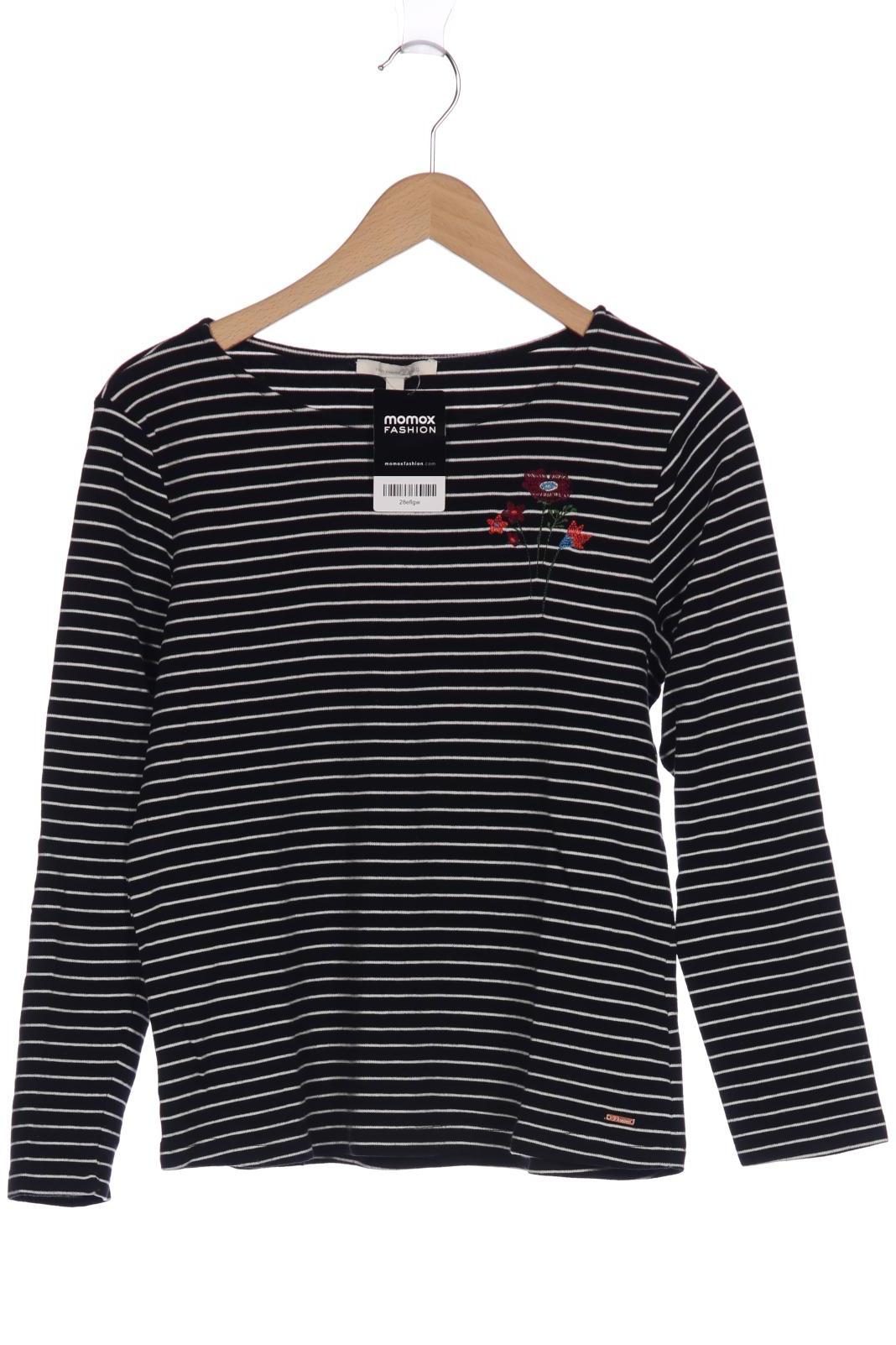 

TOM TAILOR Denim Damen Langarmshirt, schwarz