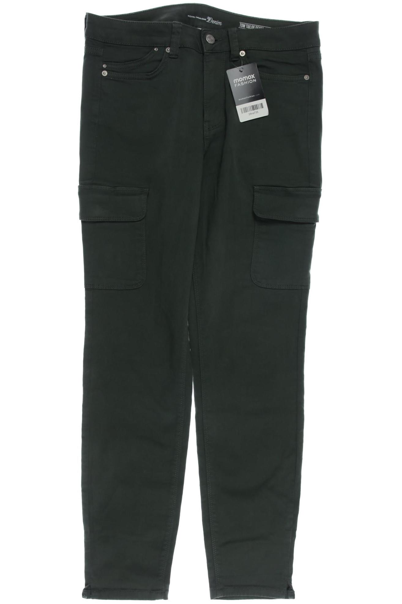 

TOM Tailor Denim Damen Stoffhose, grün, Gr. 28