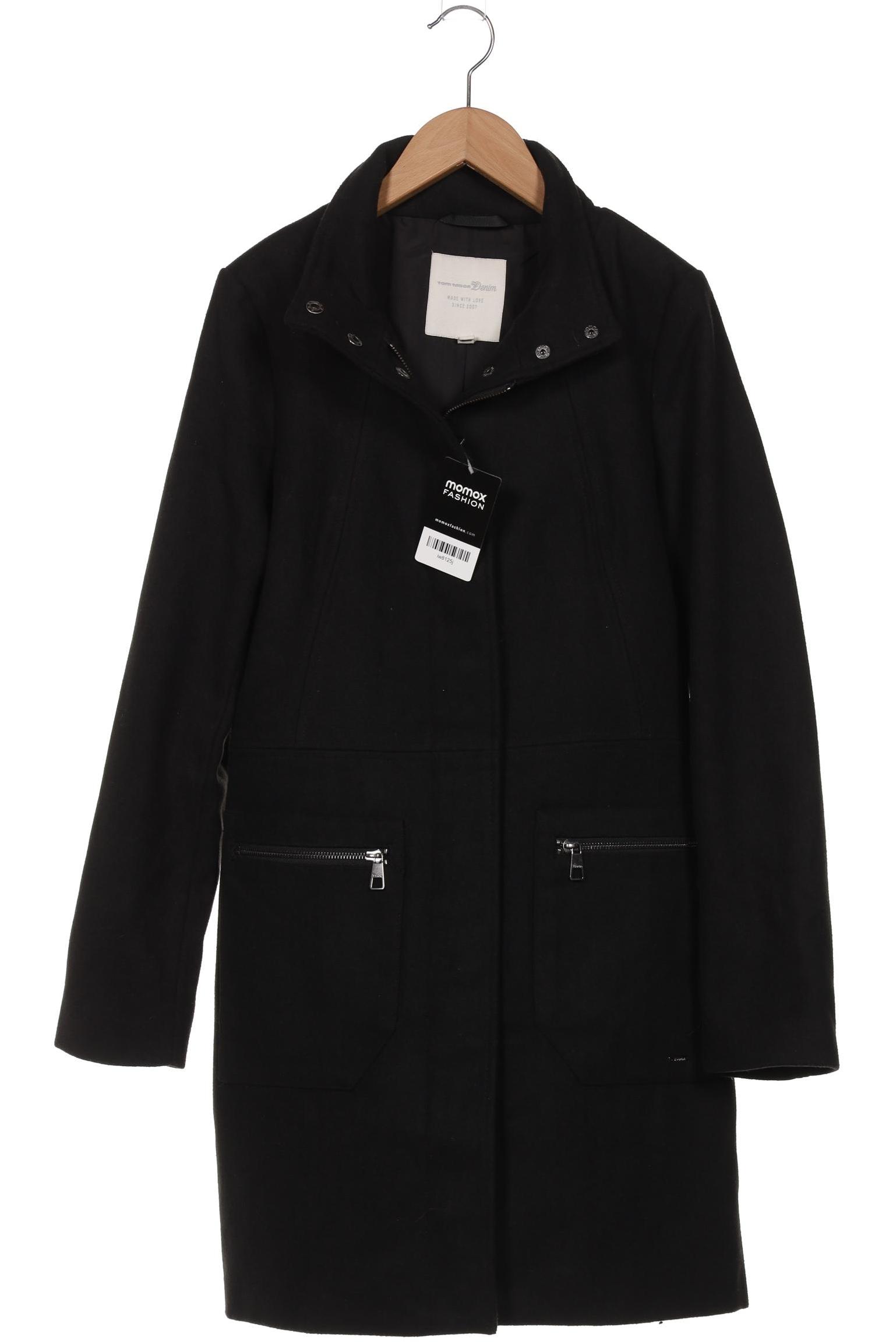 

TOM Tailor Denim Damen Mantel, schwarz, Gr. 36