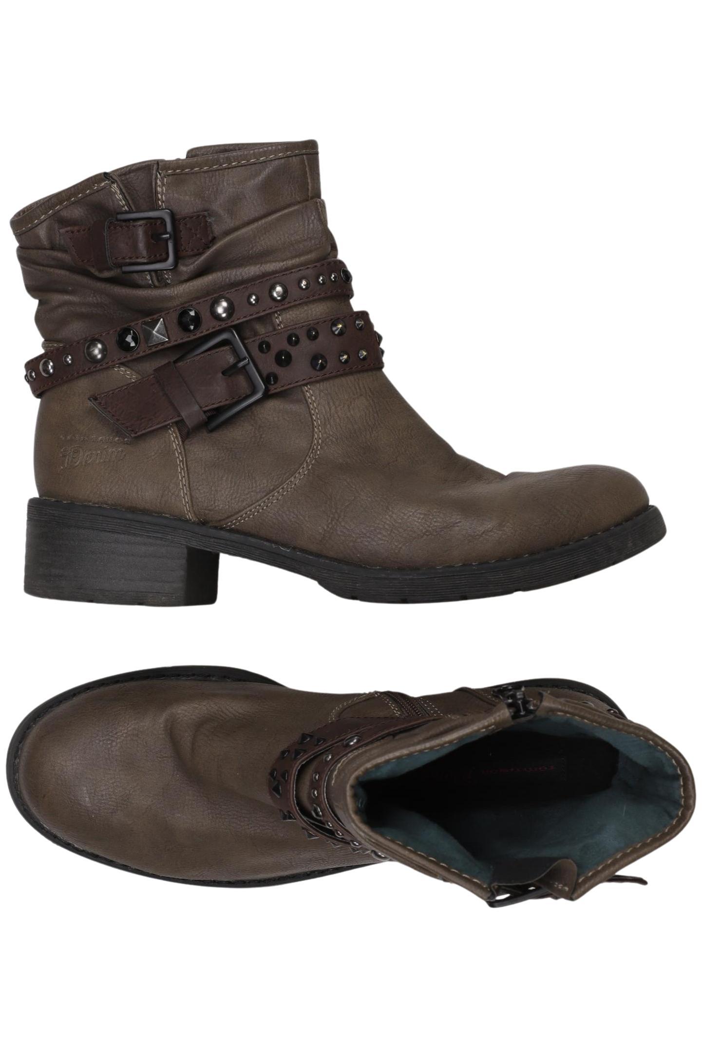

TOM Tailor Denim Damen Stiefelette, braun, Gr. 39