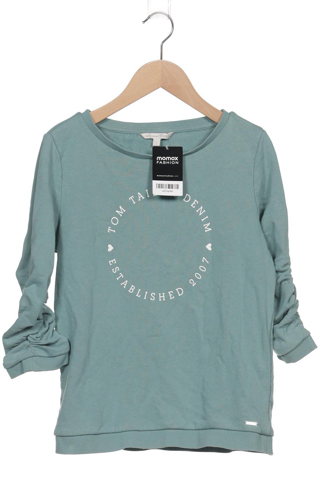 

TOM Tailor Denim Damen Sweatshirt, türkis, Gr. 36