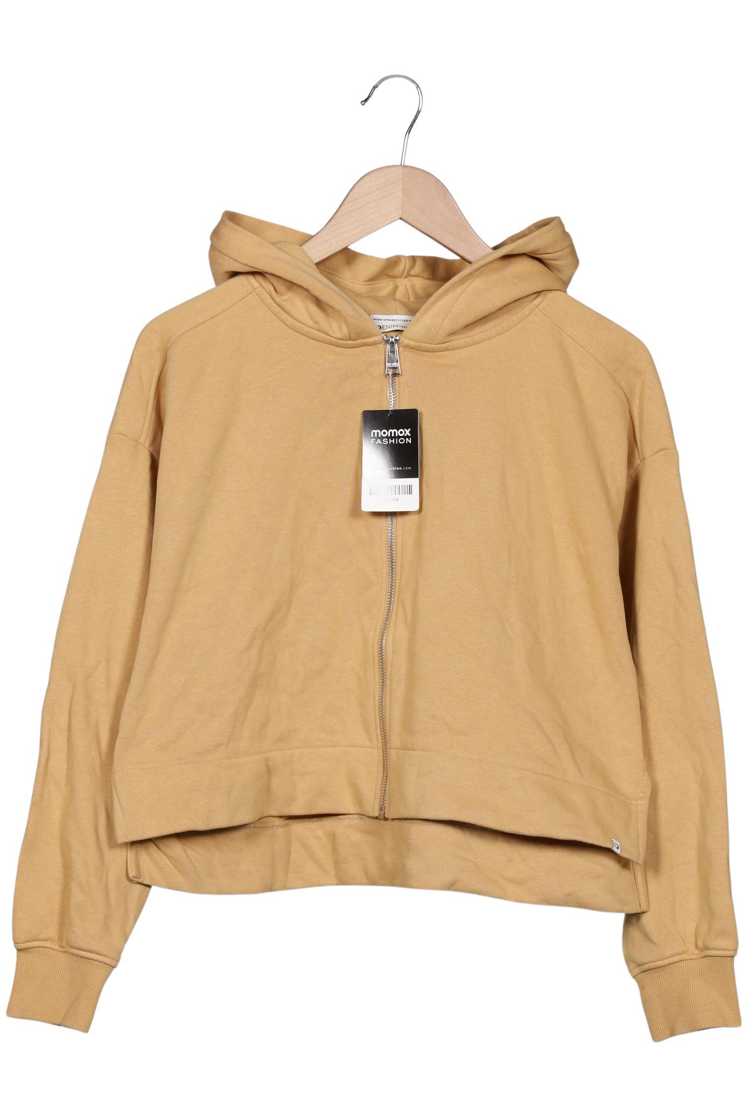 

TOM Tailor Denim Damen Kapuzenpullover, gelb, Gr. 34