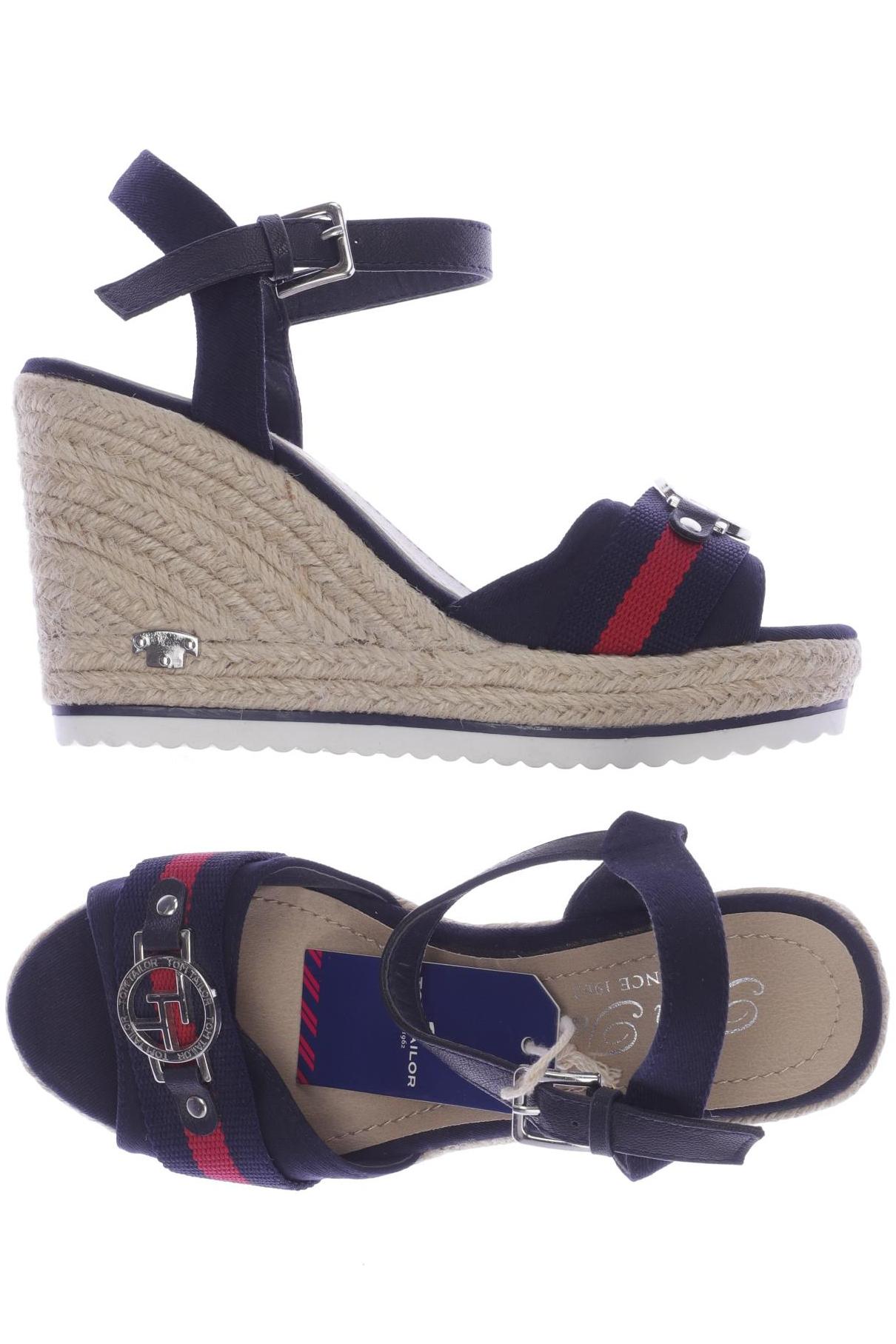 

TOM TAILOR Denim Damen Sandale, marineblau