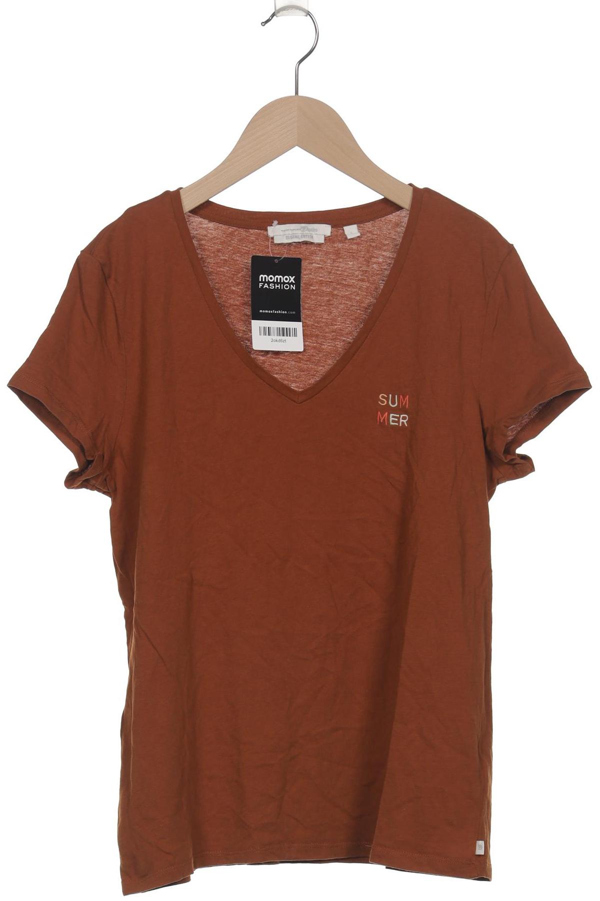 

TOM Tailor Denim Damen T-Shirt, braun, Gr. 42