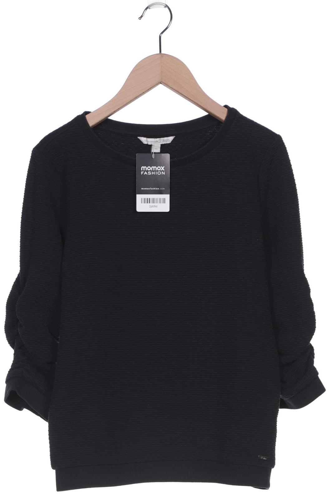 

TOM TAILOR Denim Damen Sweatshirt, schwarz