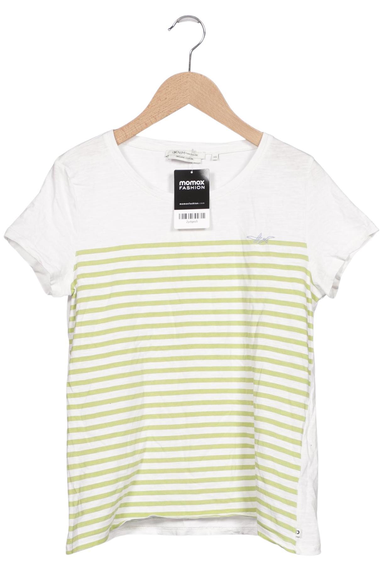 

TOM Tailor Denim Damen T-Shirt, grün, Gr. 34