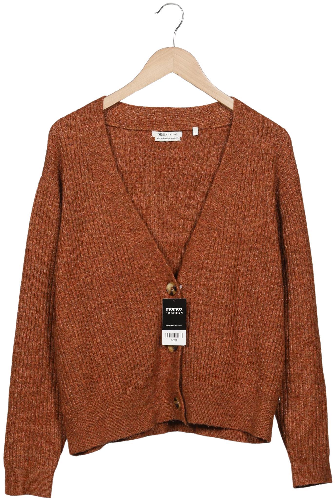 

TOM Tailor Denim Damen Strickjacke, braun, Gr. 42