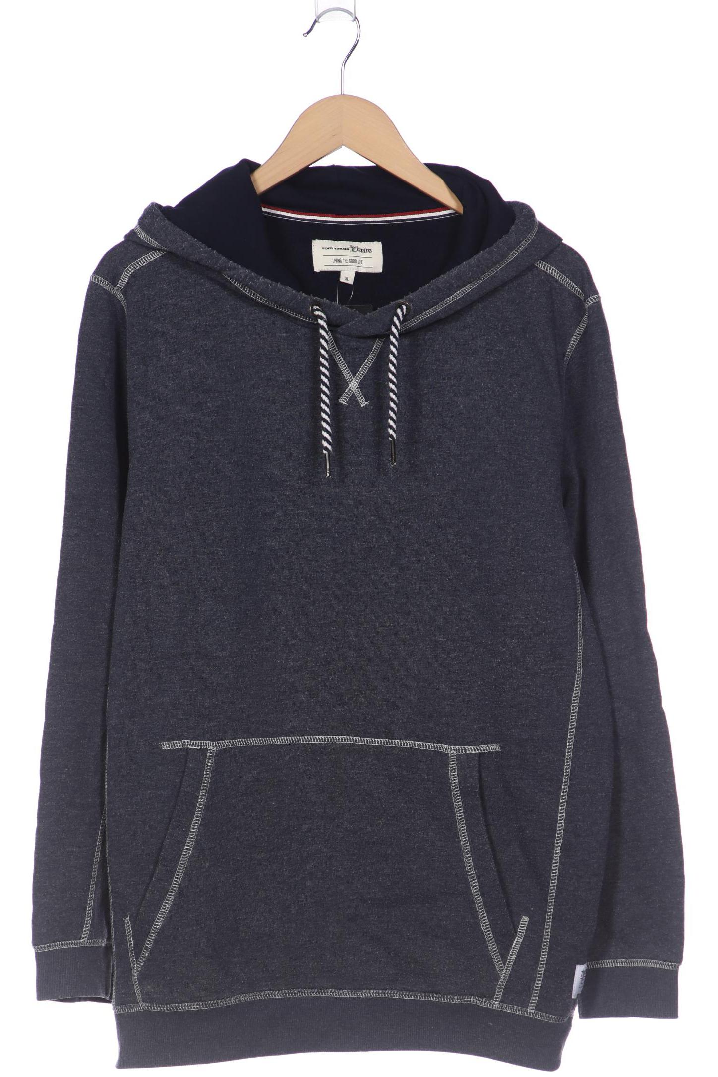 

TOM Tailor Denim Herren Kapuzenpullover, marineblau, Gr. 54
