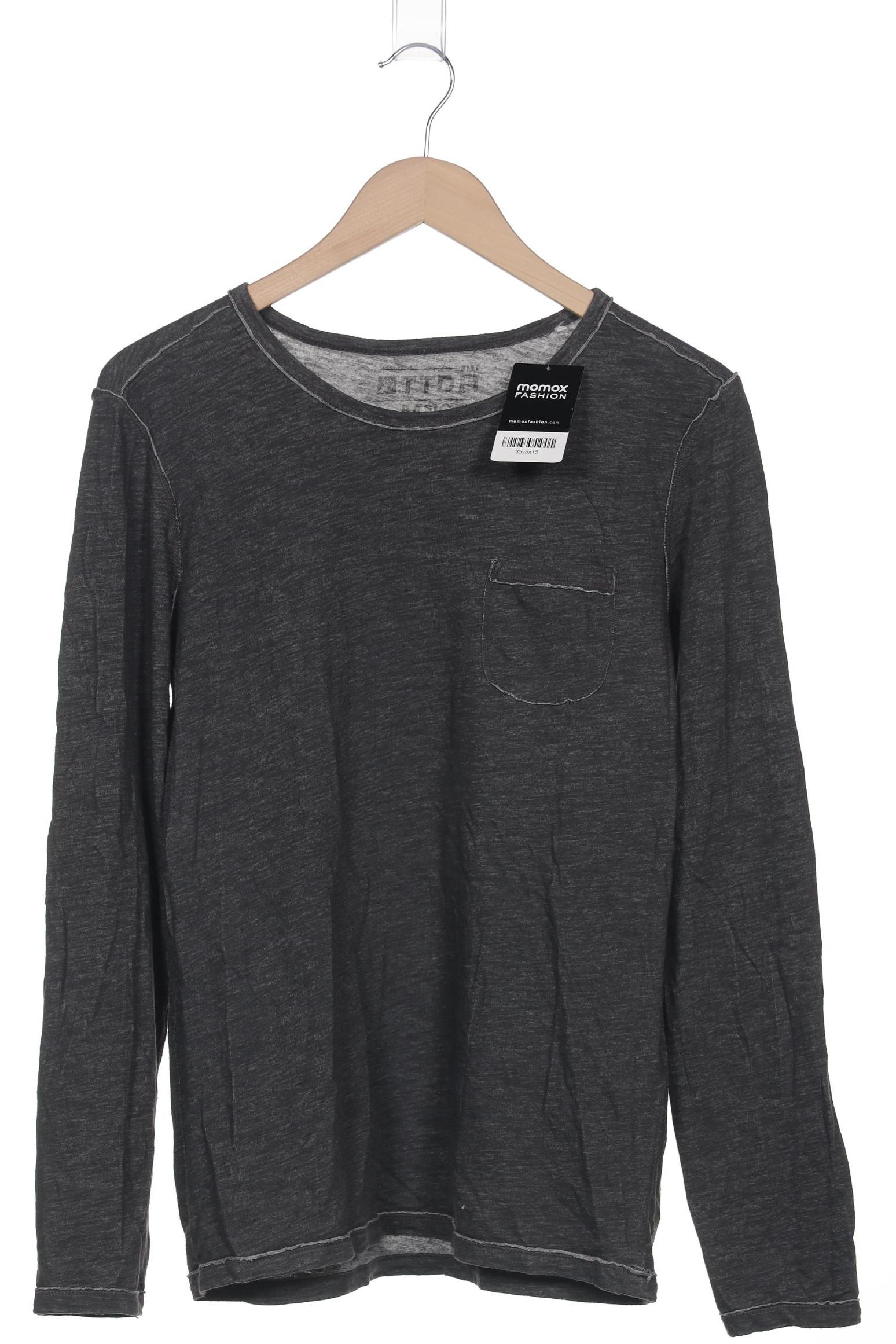 

TOM Tailor Denim Herren Langarmshirt, grau, Gr. 46