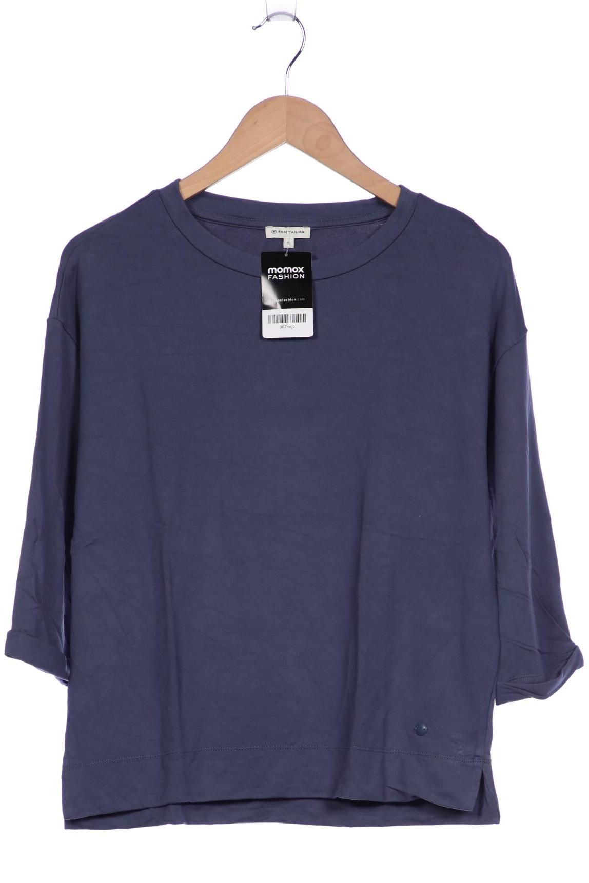 

TOM Tailor Denim Damen Langarmshirt, blau, Gr. 36