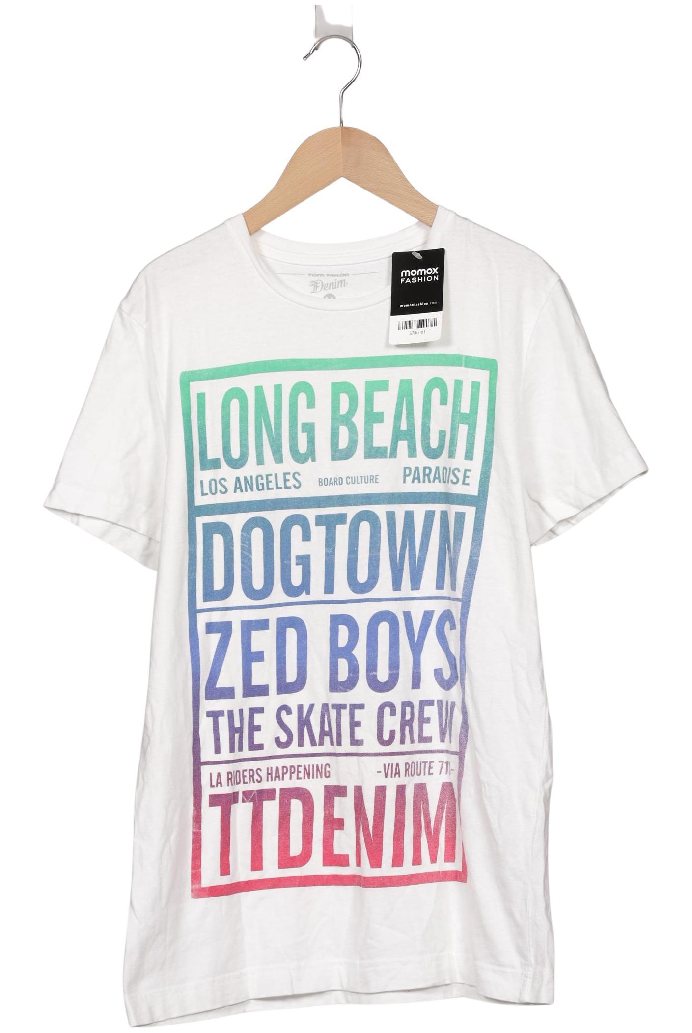 Thumbnail - TOM Tailor Denim Herren T-Shirt, weiß, Gr. 48