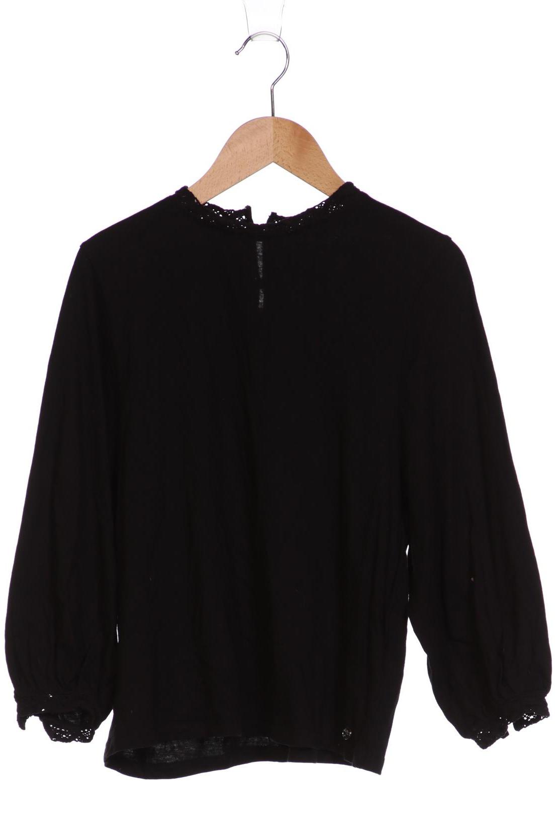 

TOM TAILOR Denim Damen Langarmshirt, schwarz