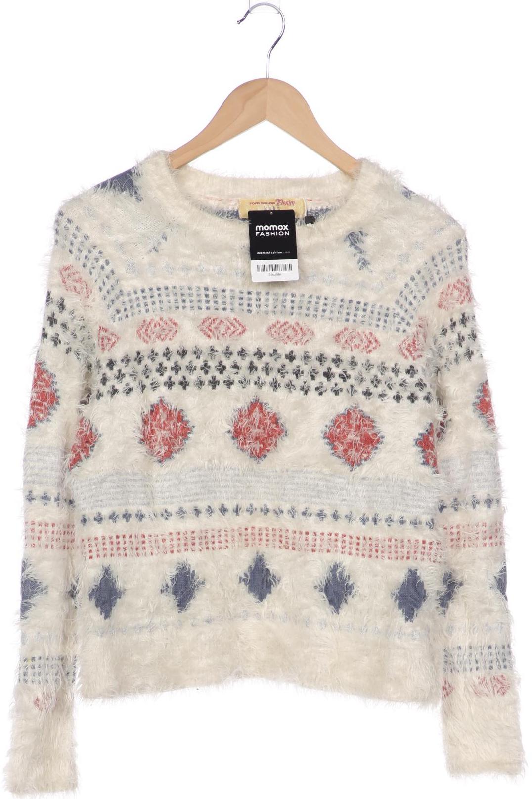 

TOM Tailor Denim Damen Pullover, weiß, Gr. 38