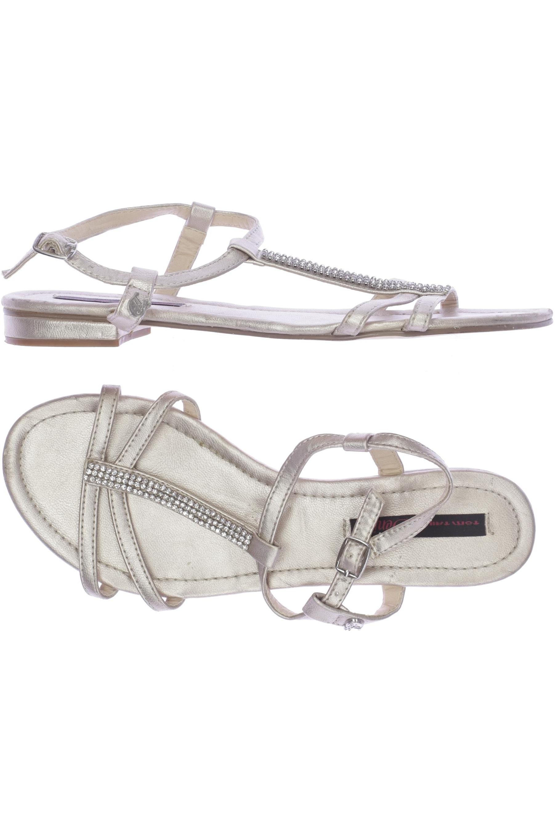 

TOM Tailor Denim Damen Sandale, beige, Gr. 41