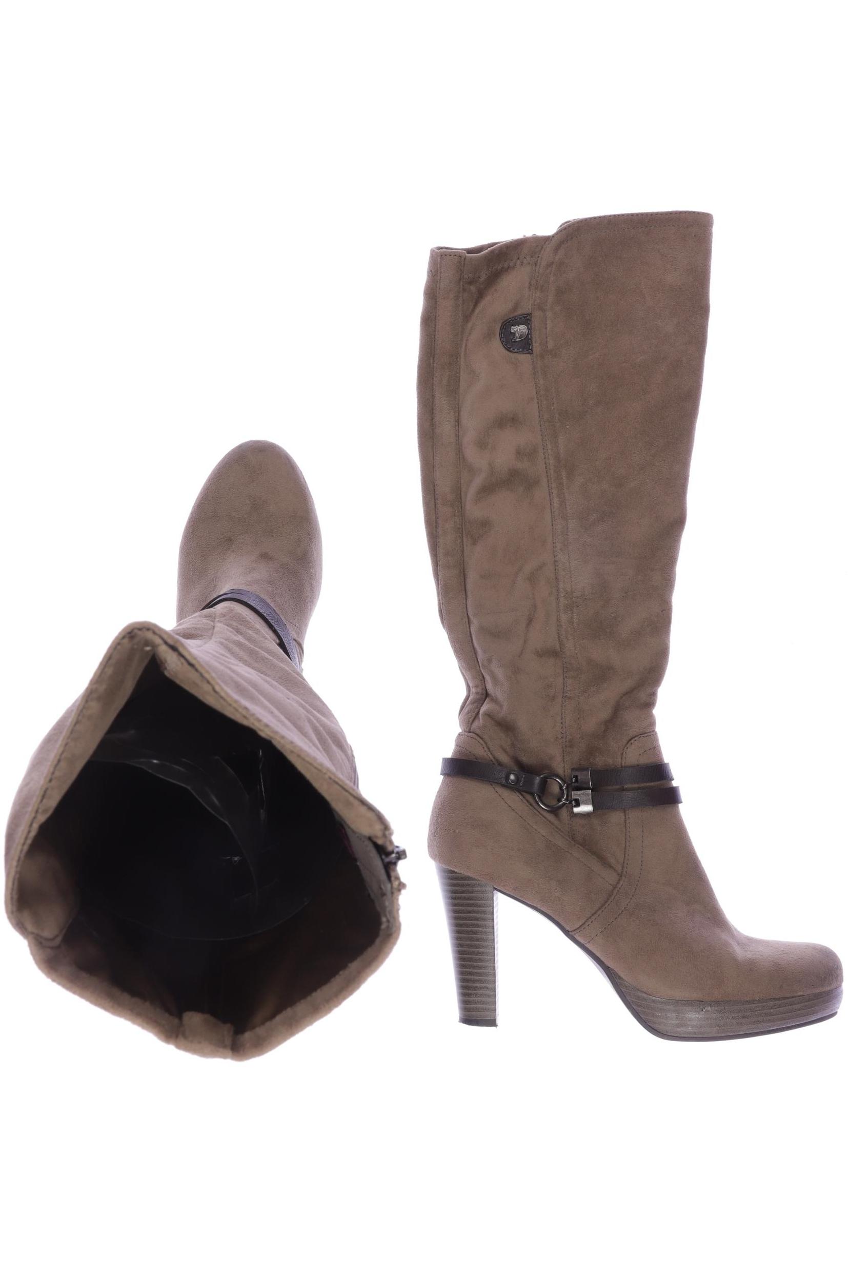 

TOM Tailor Denim Damen Stiefel, beige, Gr. 39