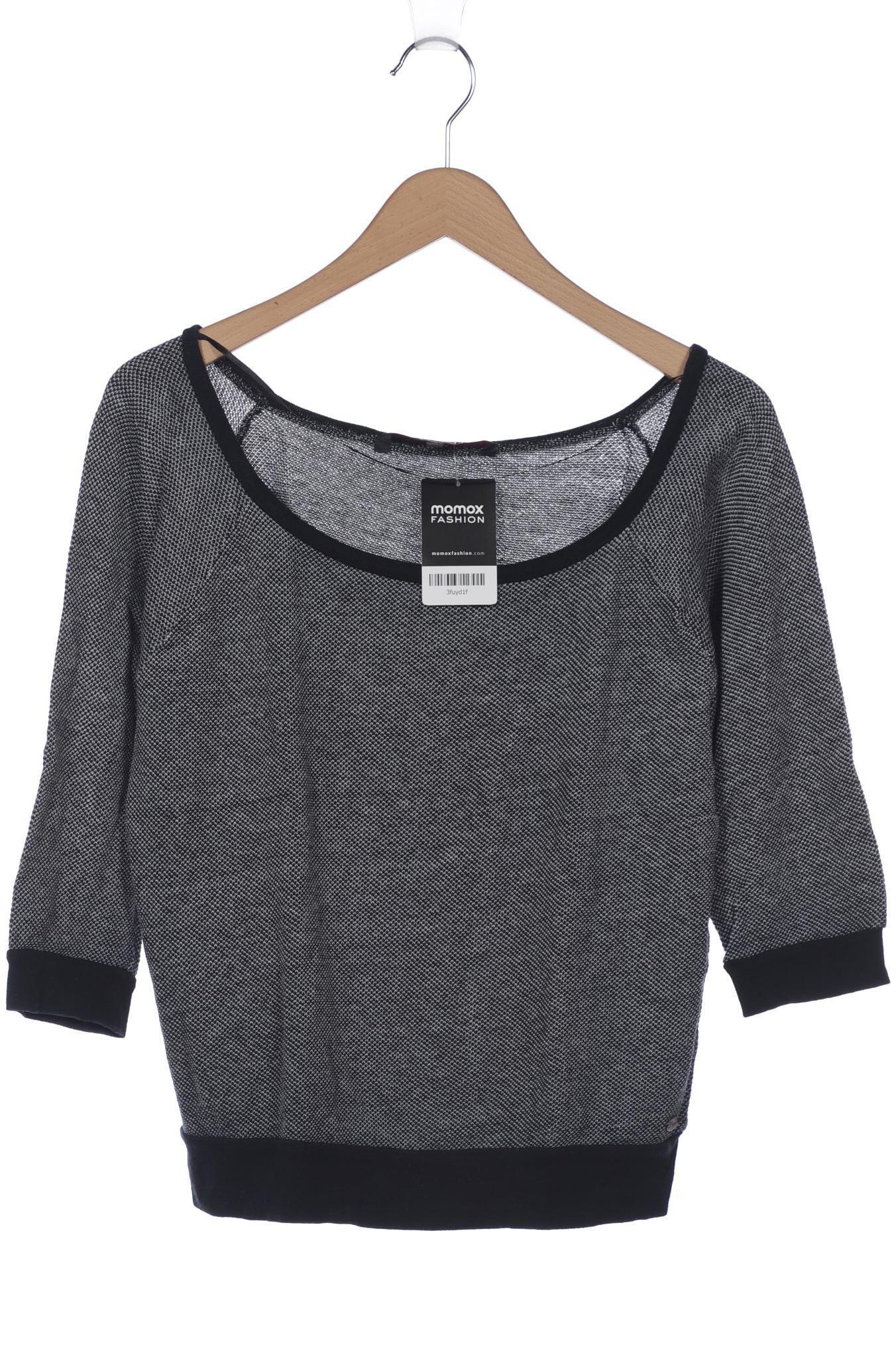 

TOM TAILOR Denim Damen Langarmshirt, schwarz