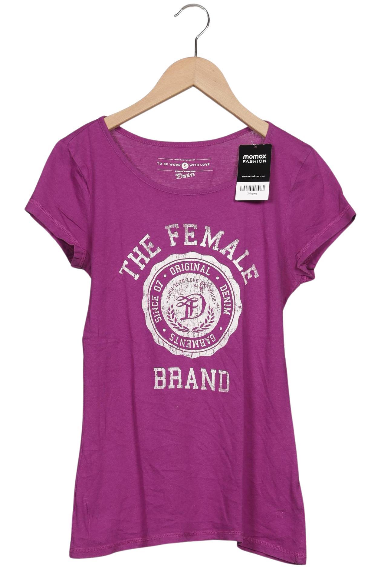 

TOM Tailor Denim Damen T-Shirt, pink, Gr. 36