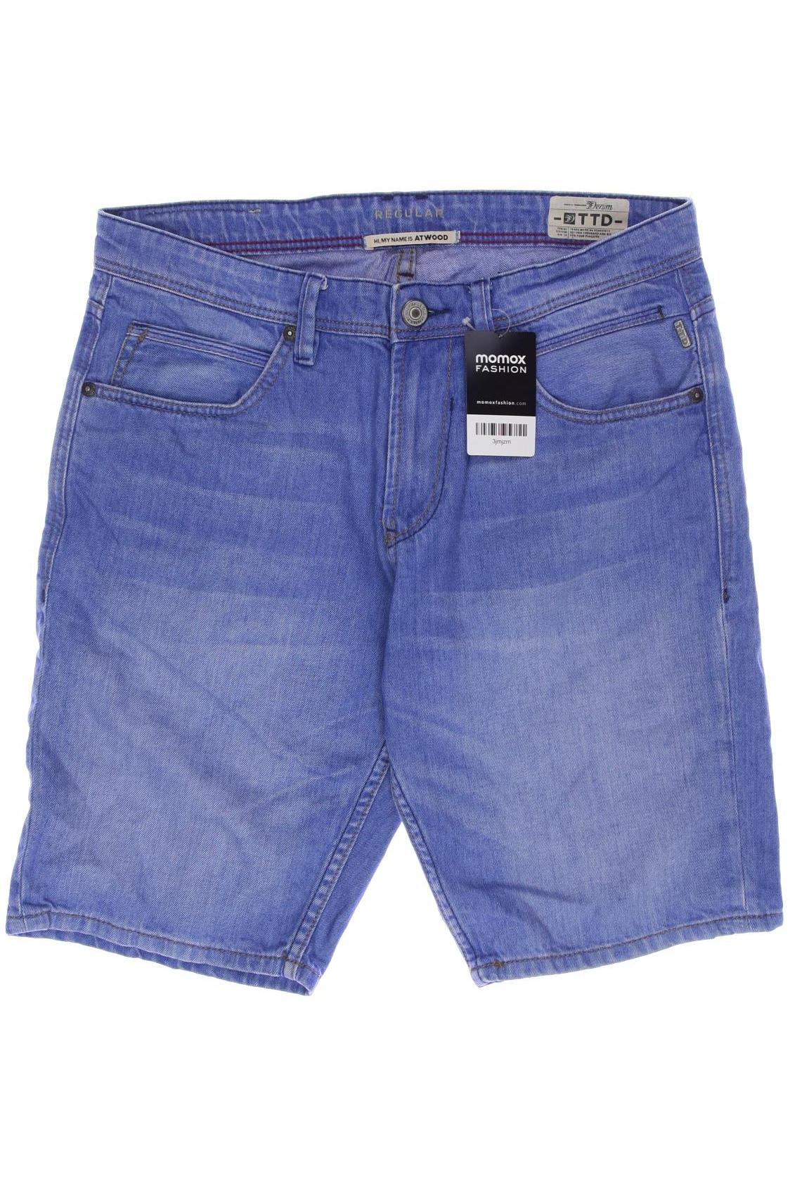 

TOM TAILOR Denim Herren Shorts, blau