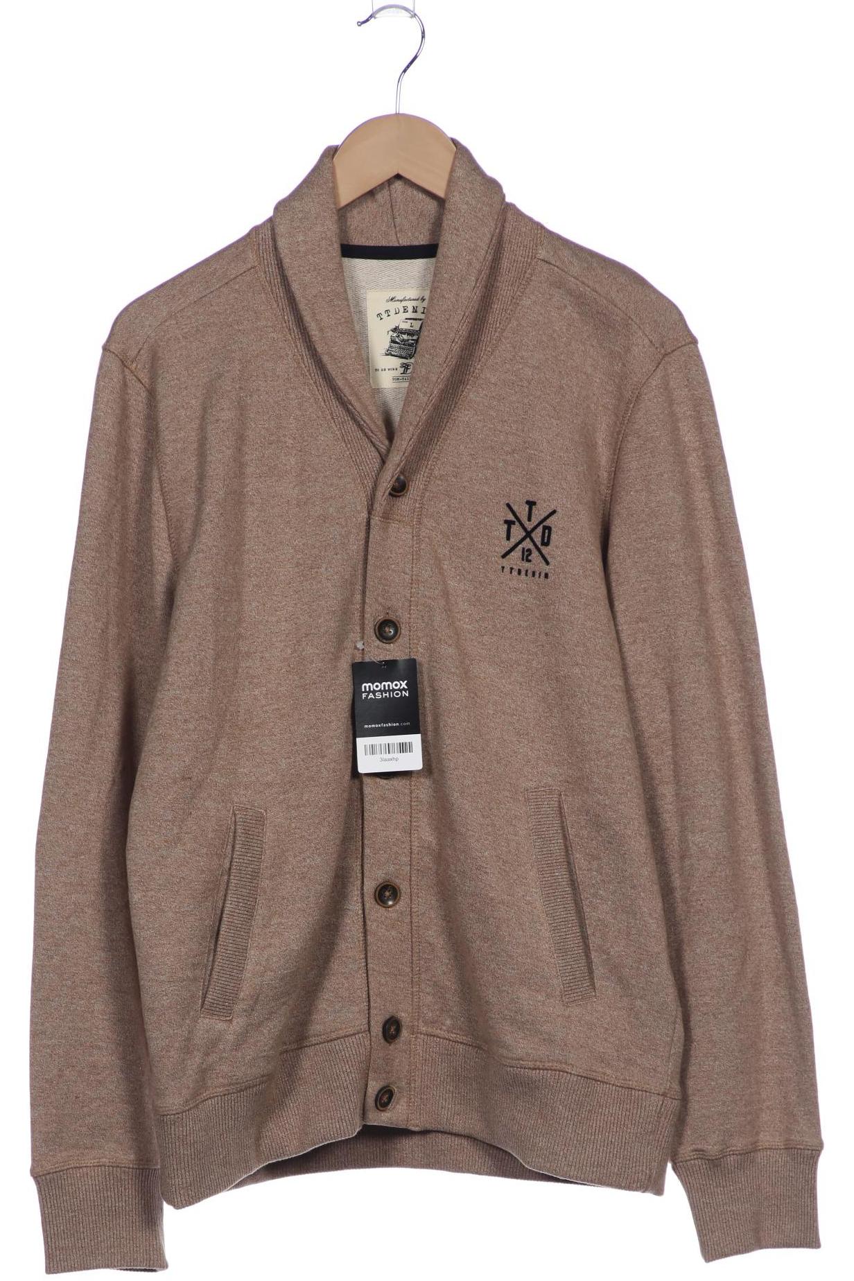 

TOM Tailor Denim Herren Strickjacke, beige, Gr. 52