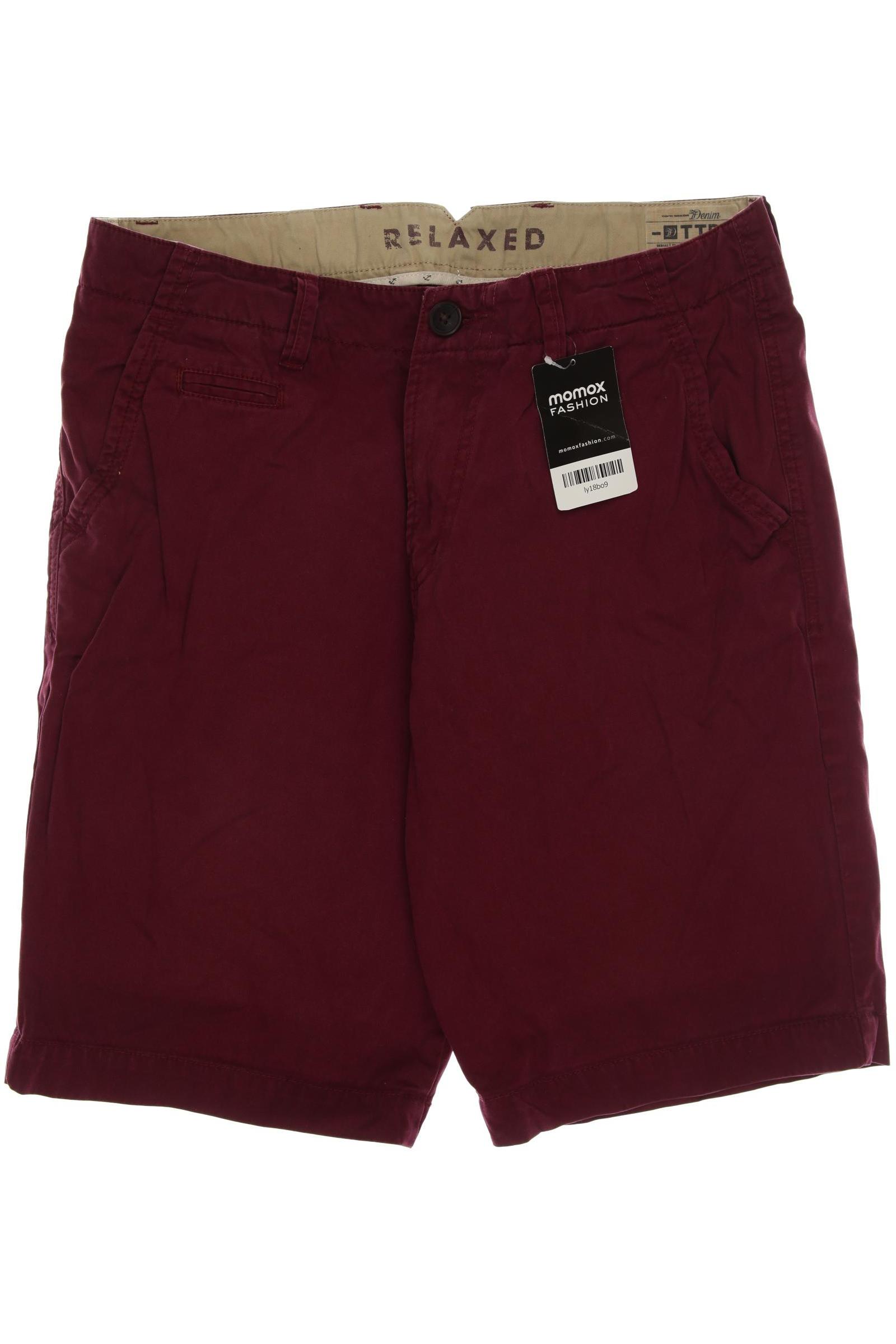 

TOM TAILOR Denim Herren Shorts, bordeaux