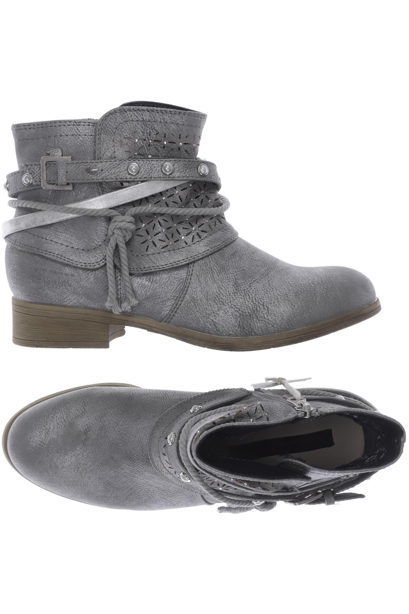 

TOM Tailor Denim Damen Stiefelette, grau, Gr. 38