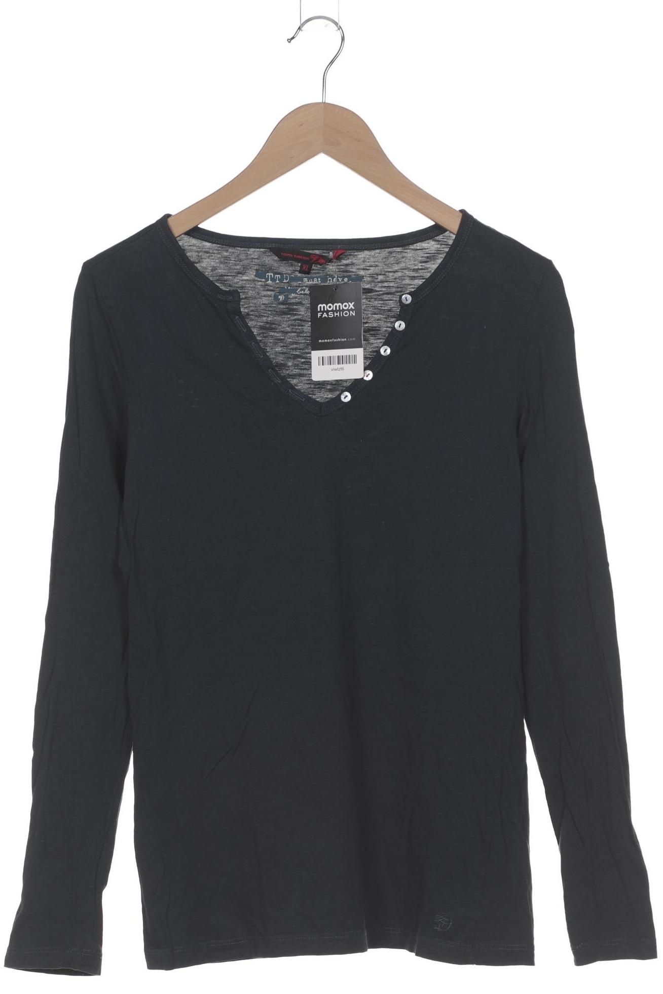 

TOM Tailor Denim Damen Langarmshirt, marineblau, Gr. 44