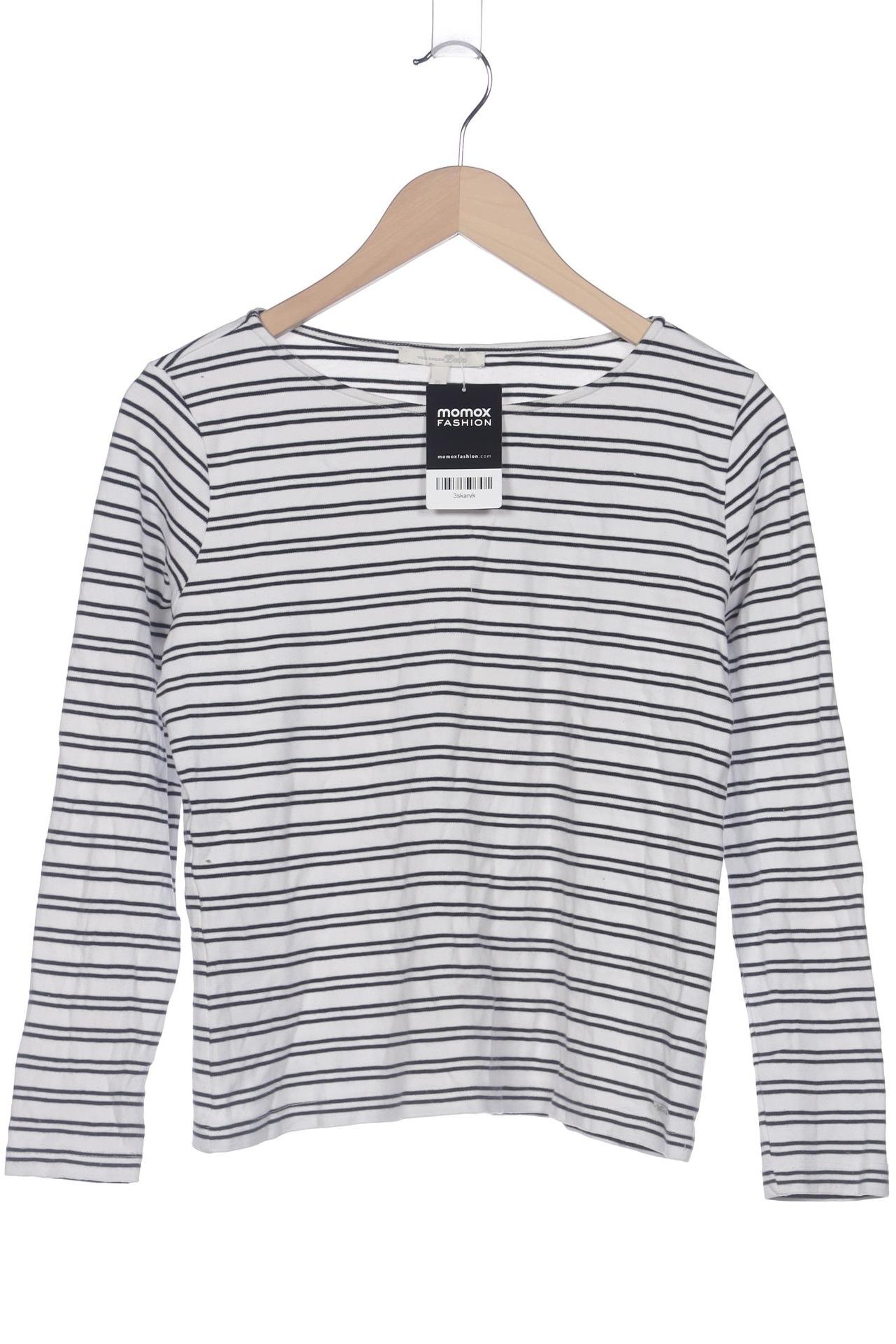 

TOM Tailor Denim Damen Langarmshirt, weiß, Gr. 34