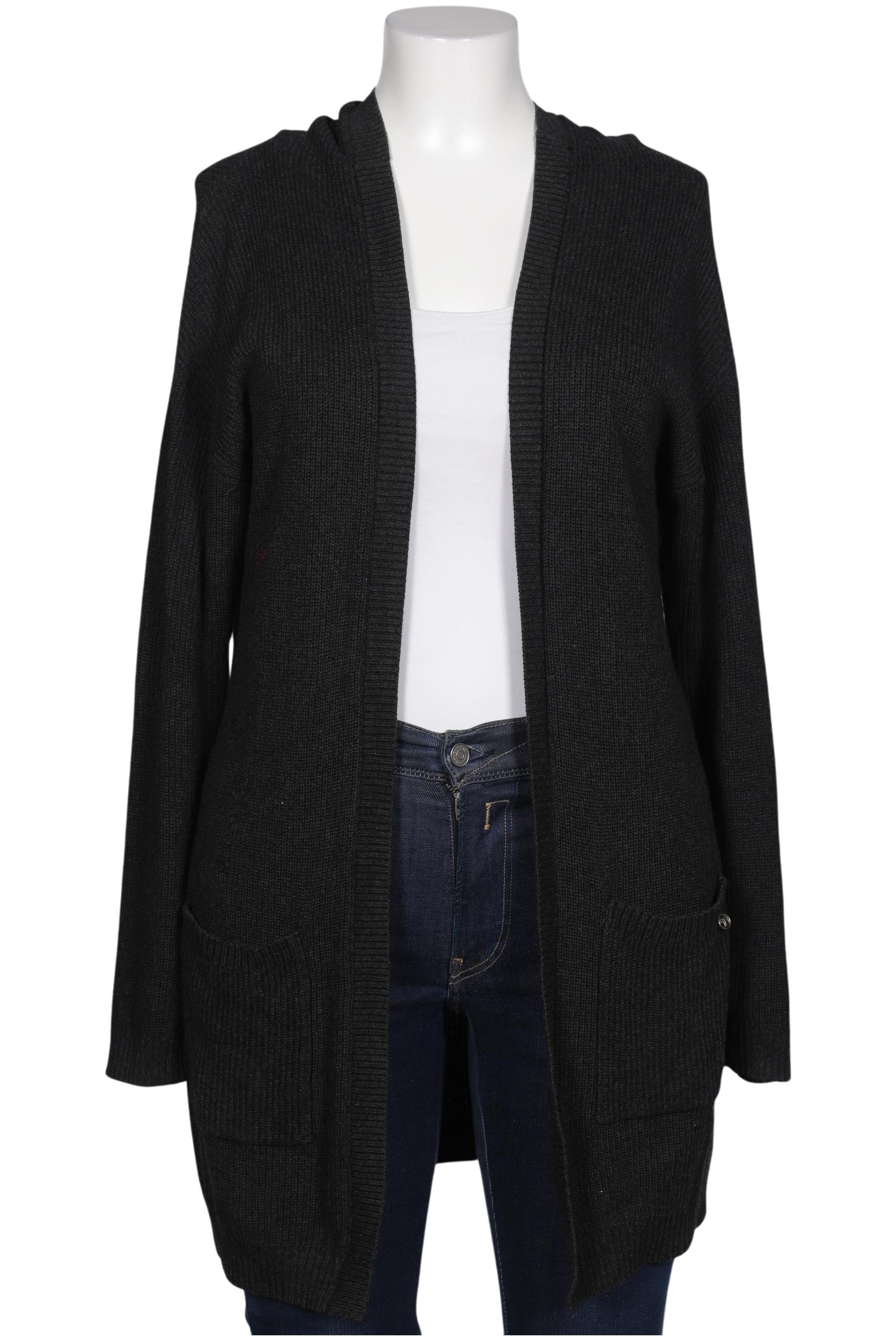 

TOM Tailor Denim Damen Strickjacke, grau, Gr. 42