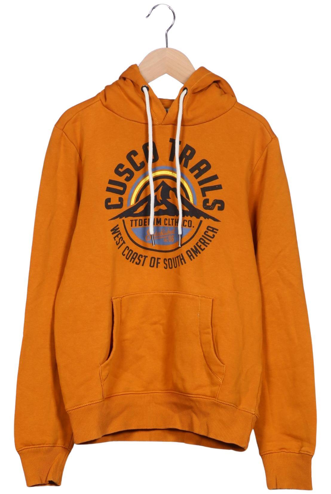 

TOM Tailor Denim Herren Kapuzenpullover, orange, Gr. 46