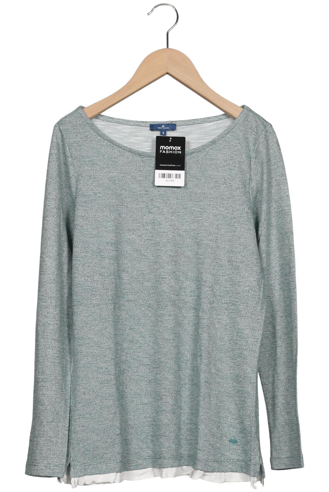 

TOM Tailor Denim Damen Langarmshirt, türkis, Gr. 36