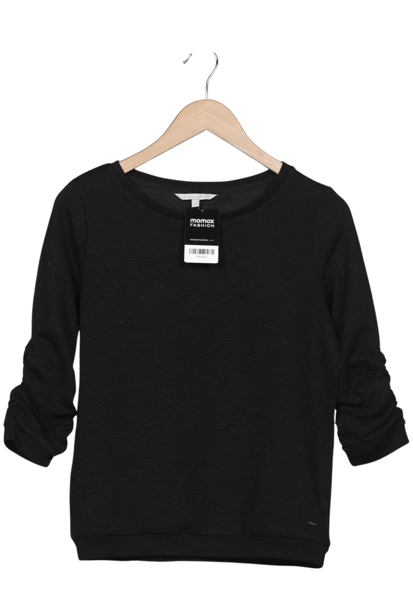 

TOM Tailor Denim Damen Sweatshirt, schwarz, Gr. 36