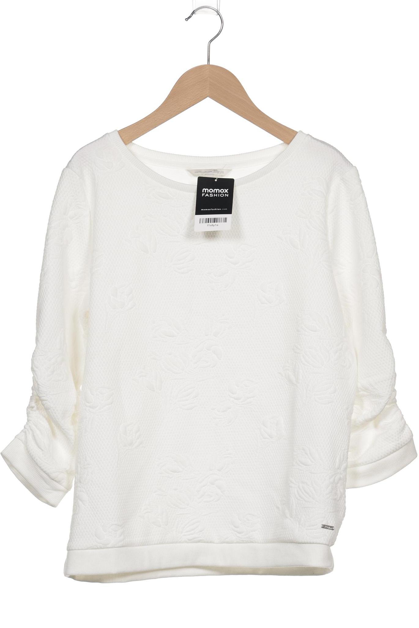 

TOM Tailor Denim Damen Sweatshirt, weiß, Gr. 38
