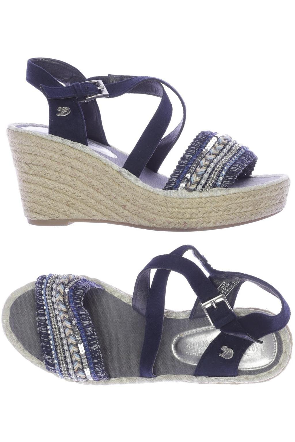 

TOM TAILOR Denim Damen Sandale, marineblau