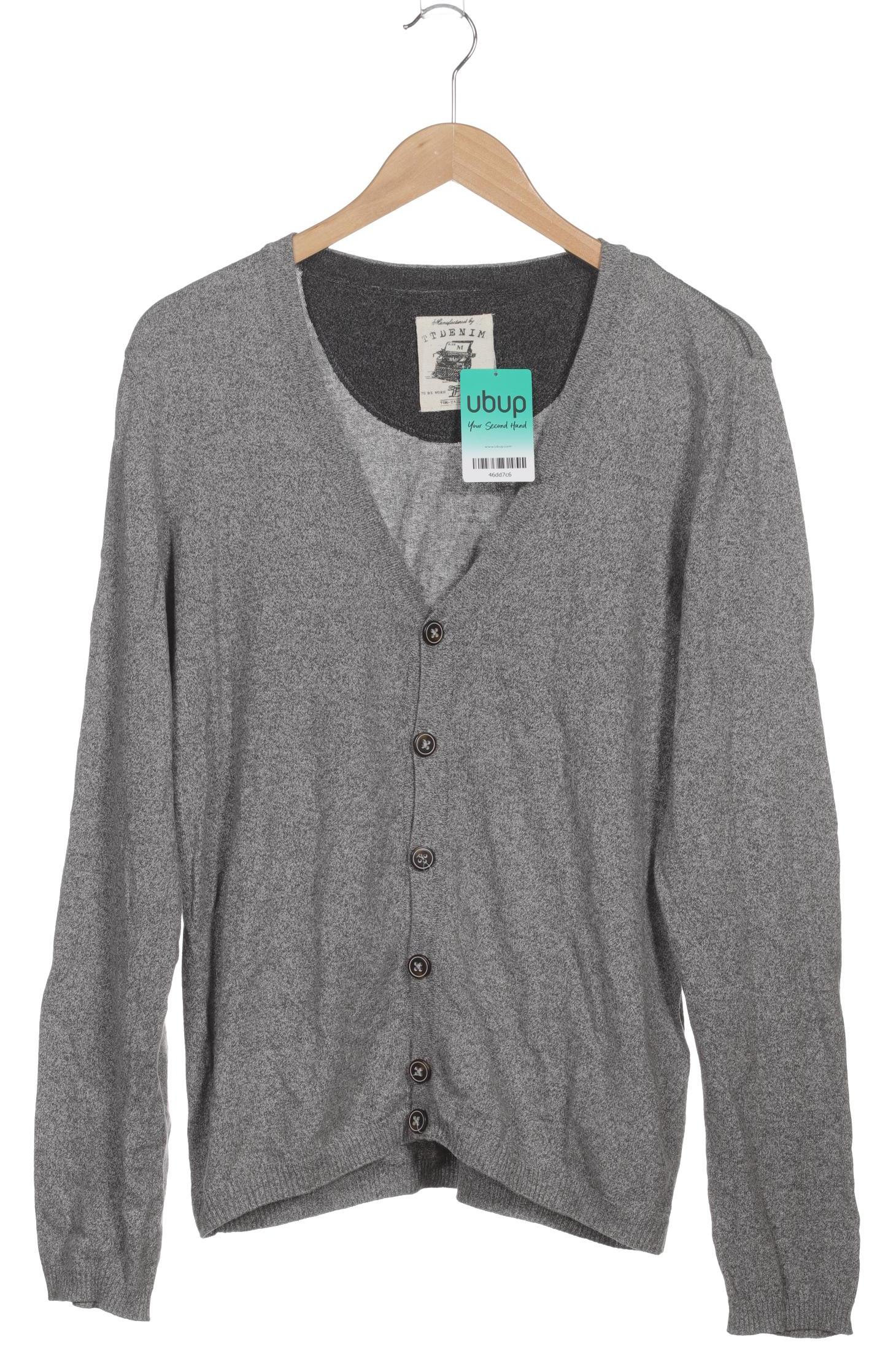 

TOM Tailor Denim Herren Strickjacke, grau, Gr.