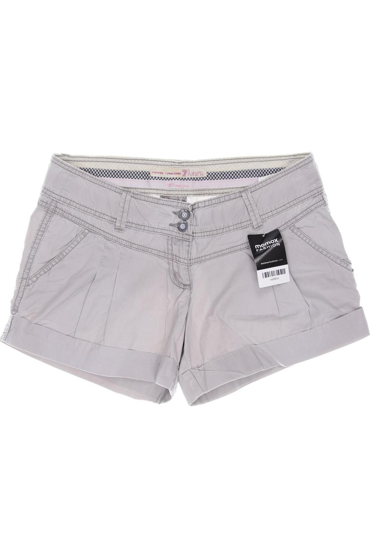 

TOM Tailor Denim Damen Shorts, grau, Gr. 38