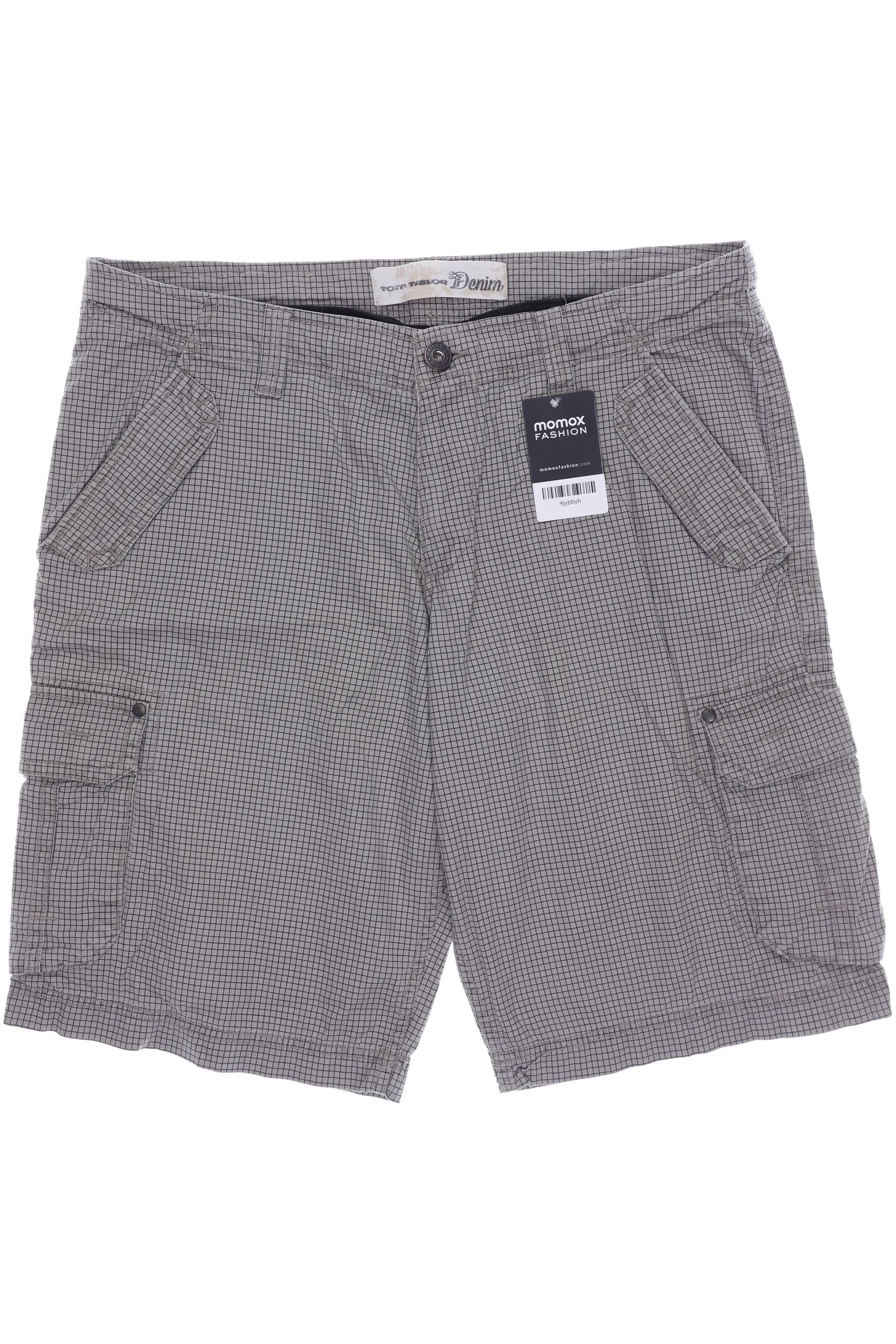 

TOM TAILOR Denim Damen Shorts, grau