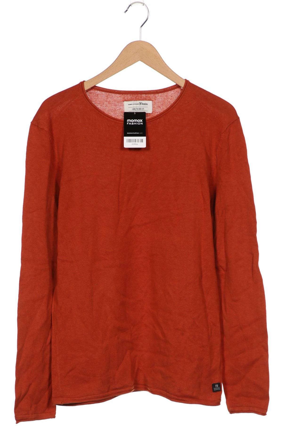 

TOM Tailor Denim Herren Pullover, orange, Gr. 52