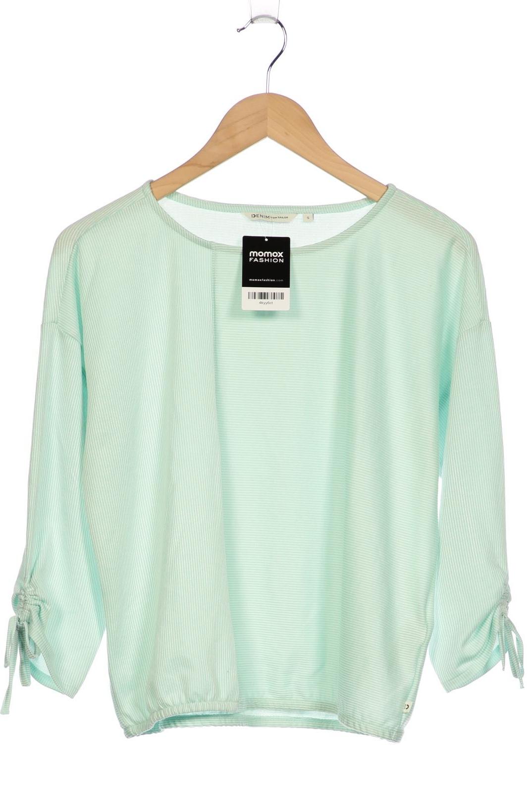 

TOM Tailor Denim Damen Langarmshirt, hellgrün, Gr. 36