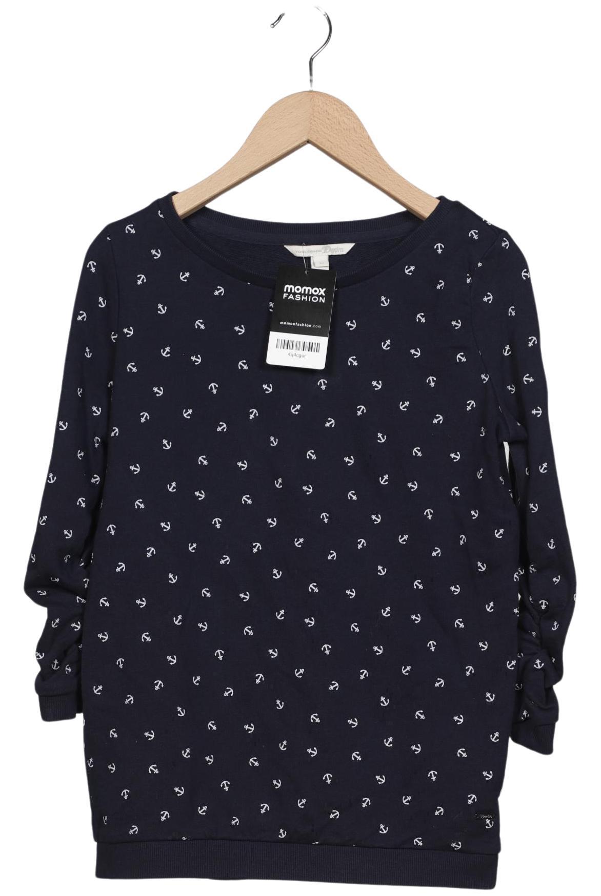 

TOM Tailor Denim Damen Sweatshirt, marineblau, Gr. 34